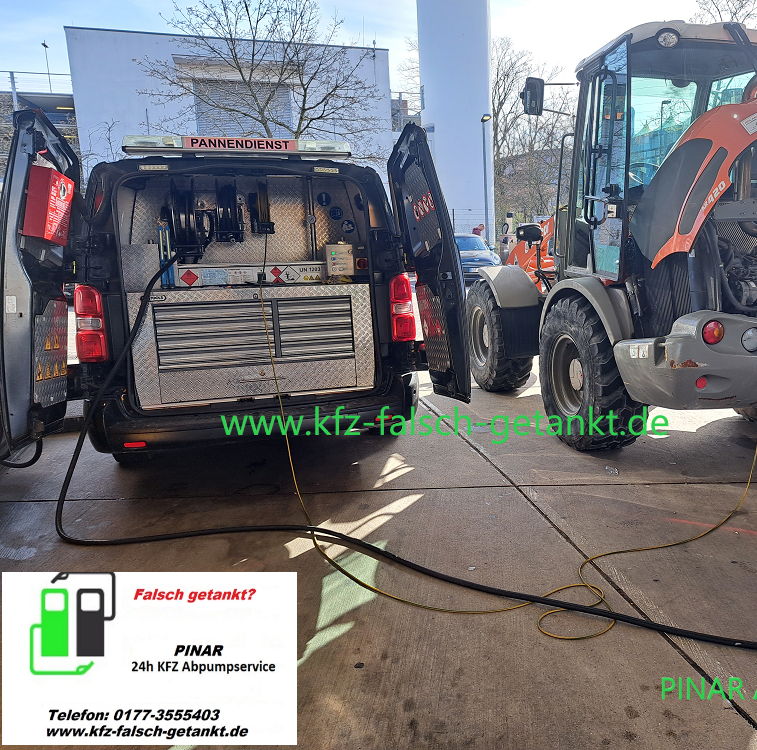 falsch getankt - Tank abpumpen