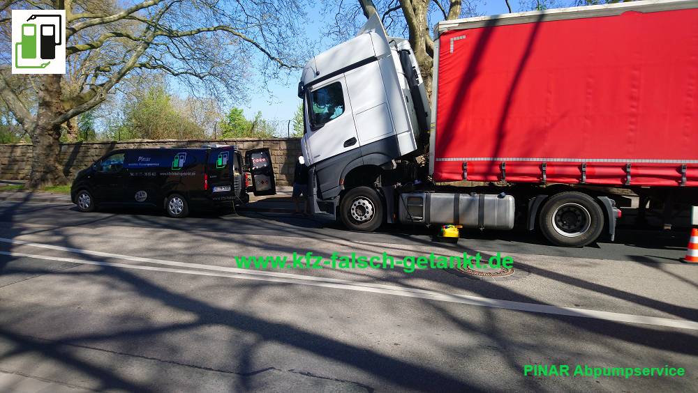 LKW falsch getankt