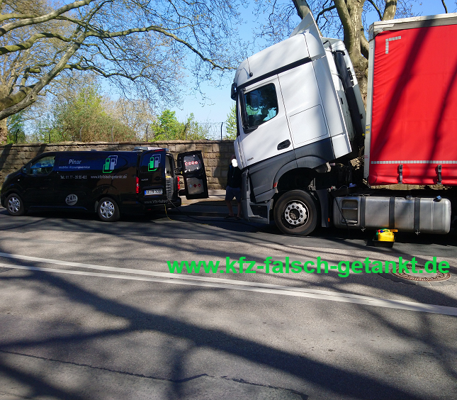 LKW falsch getankt - mobiler Abpumpservice