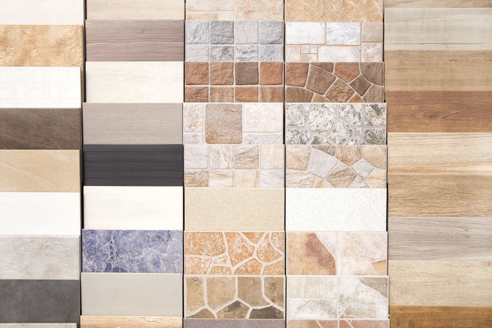 There Are Many Different Types Of Tiles In This Picture — Hutchisons Tile Centre In Mullumbimby, NSW