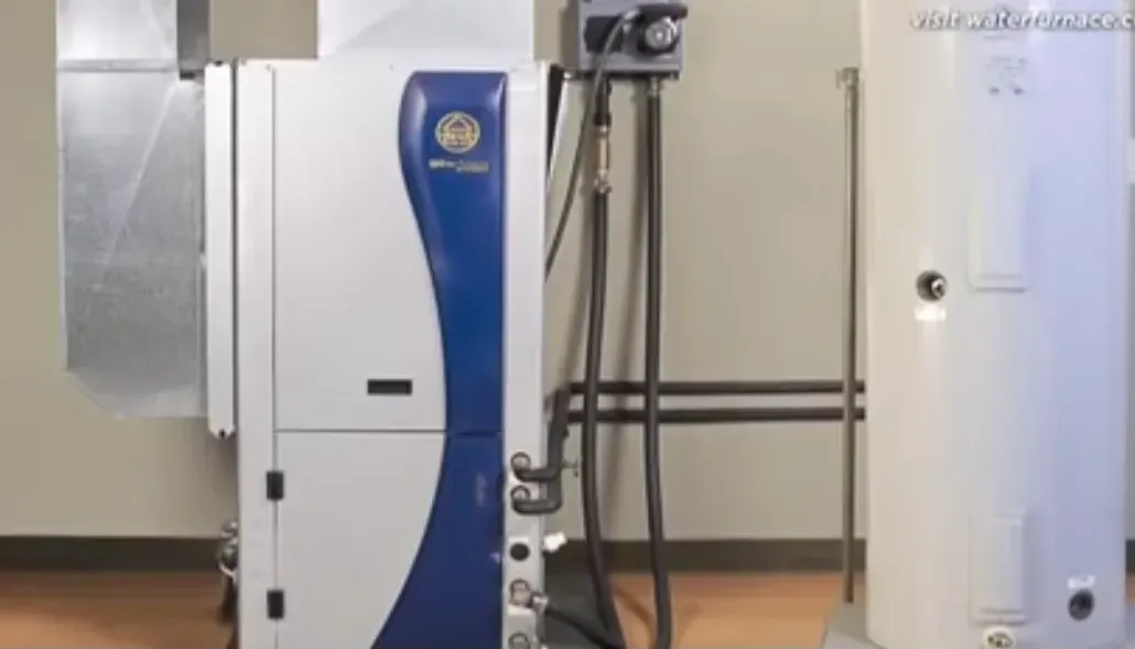 White and blue medical device with cables in a clinical room