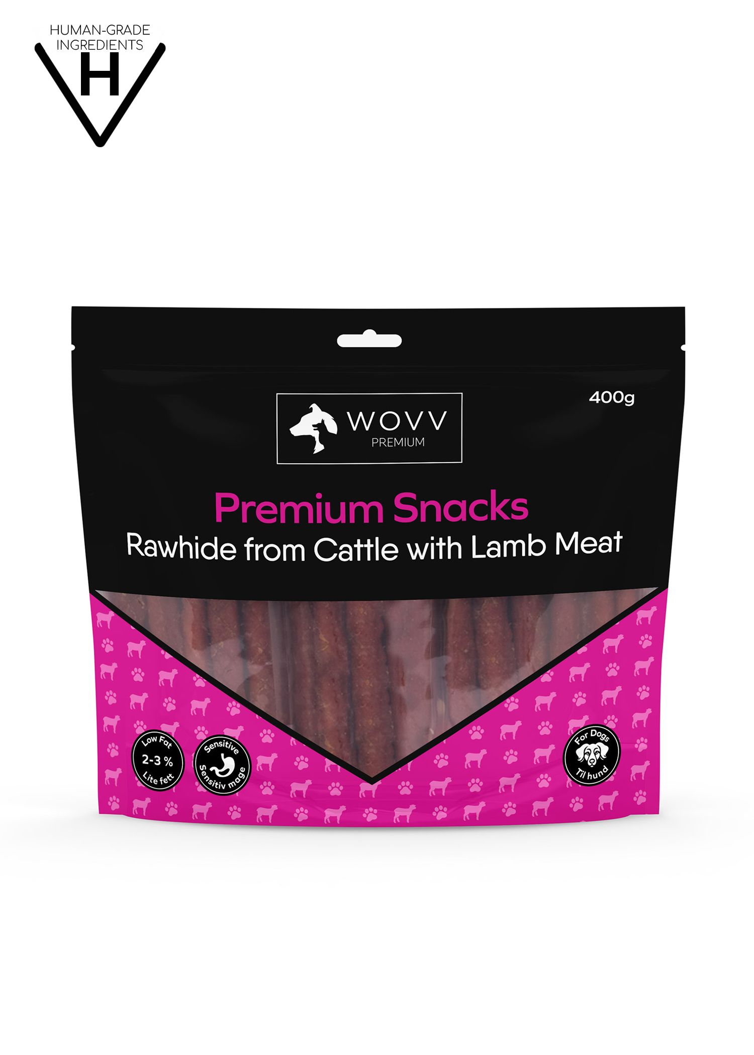 Premium Snacks 100% Lean Meat Chew Sticks 400g