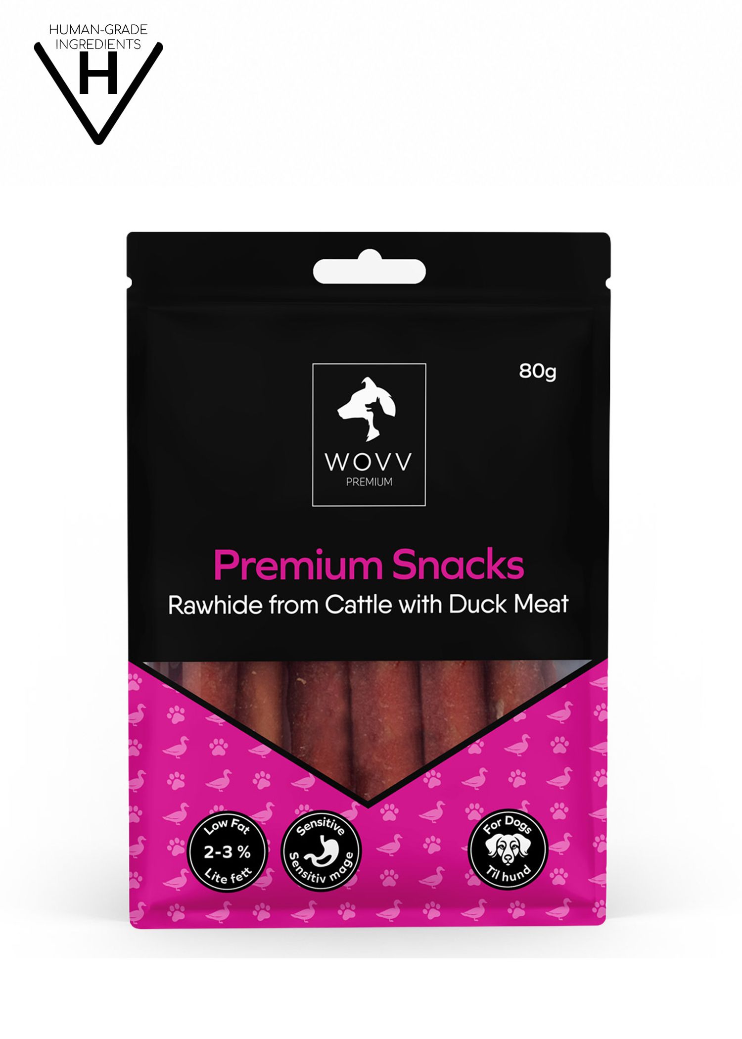 Premium Snacks 100% Lean Meat Chew Sticks 80g