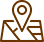 An icon of a map with a pin on it.