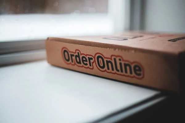 Cardboard box with 