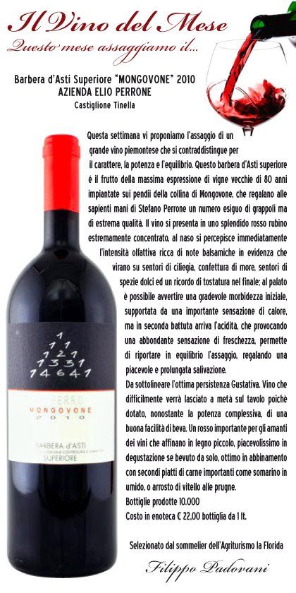 Vino del mese la Florida Vino del mese la Florida