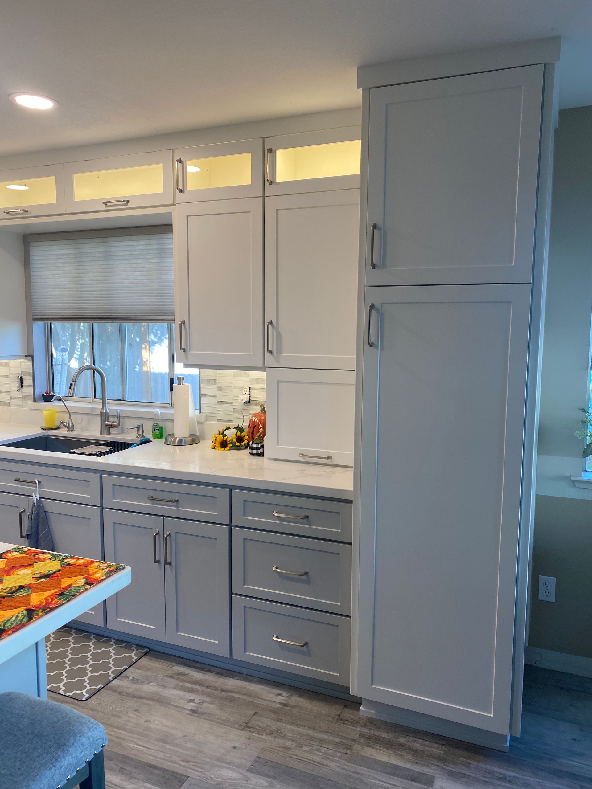 Transitional Kitchen Kitchen Remodel by JV Cabinets Inc. project photo