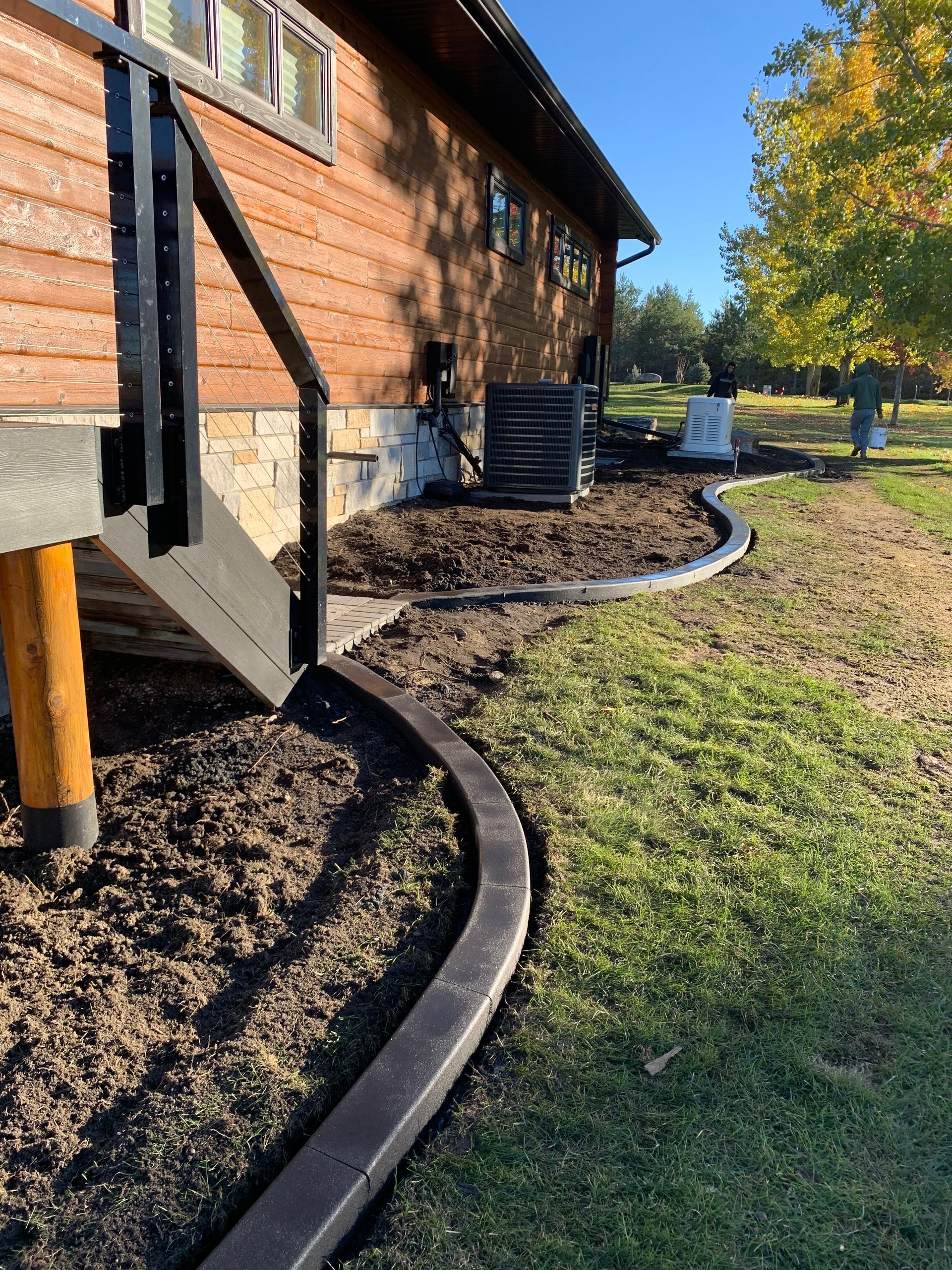 Edging company and services by Detroit Lakes area