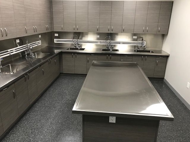 A Kitchen with Stainless Steel Counter Tops and Cabinets | San Antonio, TX | Texas Sheet Metal