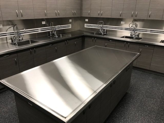 A Kitchen with Stainless Steel Counter Tops and Sinks | San Antonio, TX | Texas Sheet Metal