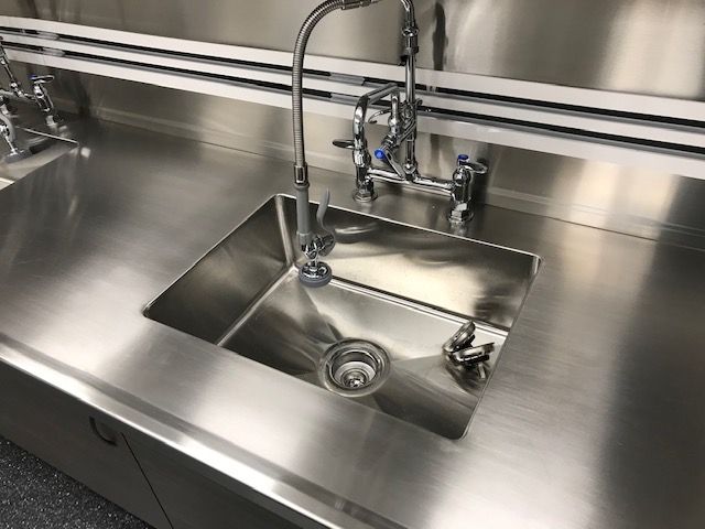 A Stainless Steel Sink with a Faucet on it | San Antonio, TX | Texas Sheet Metal