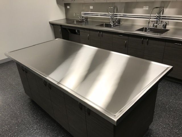 A Large Stainless Steel Counter Top in a Kitchen | San Antonio, TX | Texas Sheet Metal