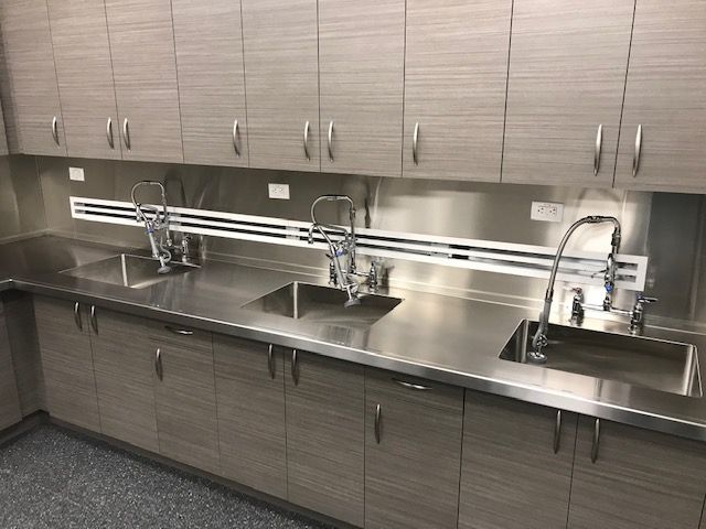 A Kitchen with Stainless Steel Counter Tops and Sinks | San Antonio, TX | Texas Sheet Metal