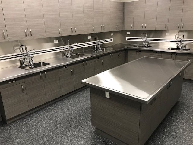 A Kitchen with Stainless Steel Counter Tops and Sinks | San Antonio, TX | Texas Sheet Metal