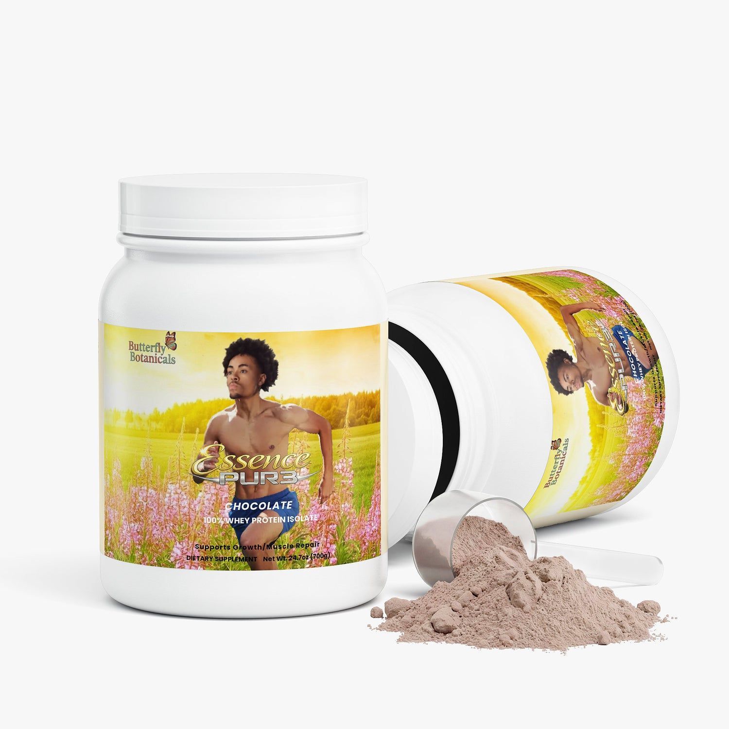 Natural botanical supplement products including tinctures, capsules, and dried herbs from Butterfly Botanicals in Sioux Falls South Dakota.