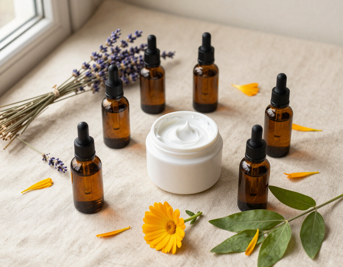 Botanical skincare products with plant ingredients from Butterfly Botanicals in Sioux Falls, SD.