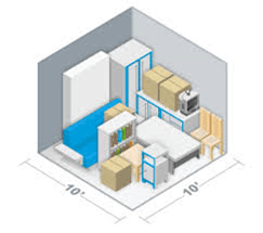 10 x 10 storage unit