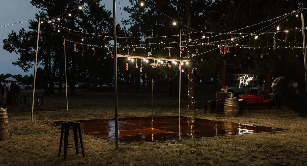 Flooring  From The Wedding Venue — Event Hire in Wodonga, NSW