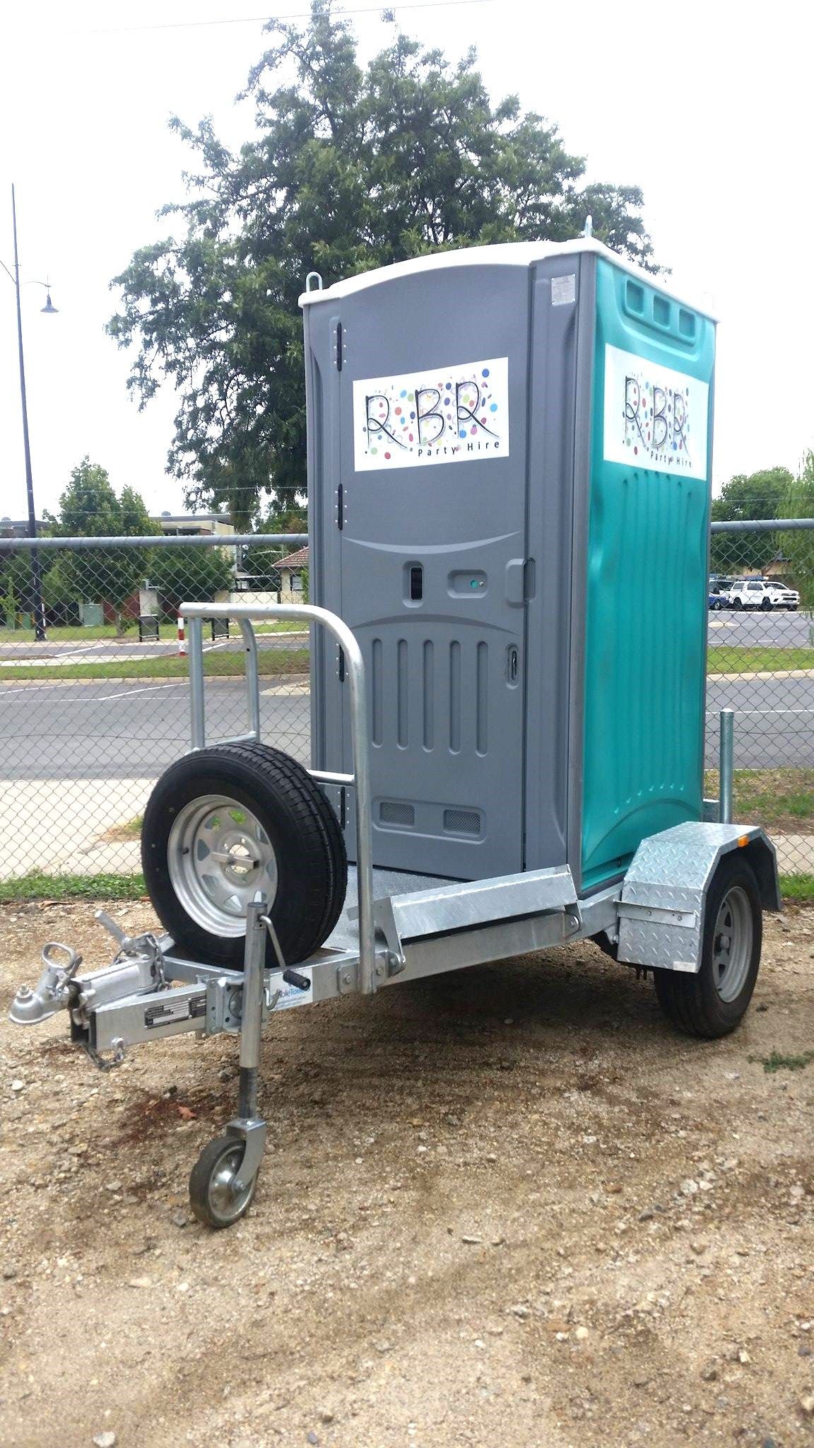 Single Toilet on Trailer