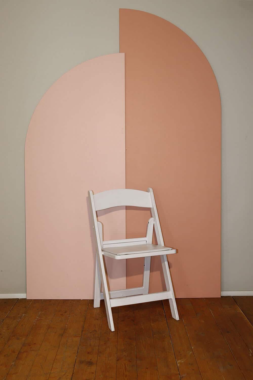 White Padded Folding Chairs