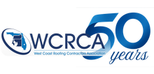 WCRCA logo with blue “50 years” anniversary text and outline of Washington State