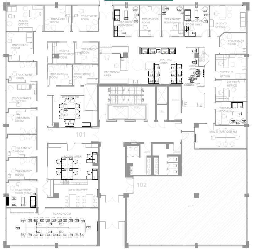 Therapy Office Floor Plan