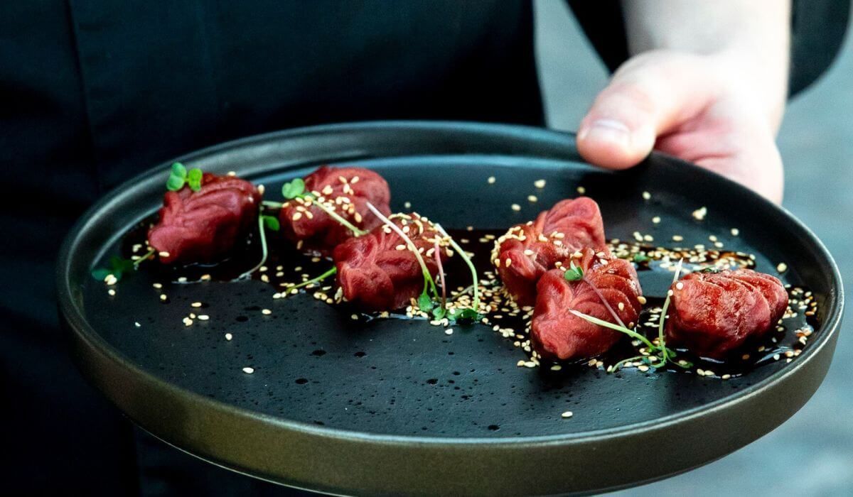A fusion dish combining traditional and modern elements