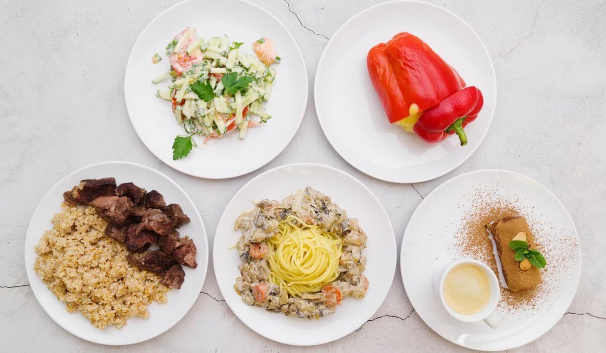 Buffet food portions per person
