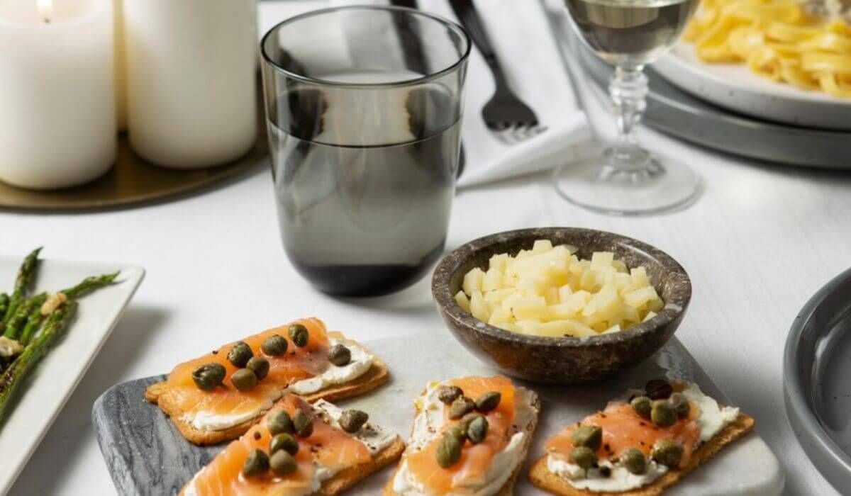 Elegant food presentation