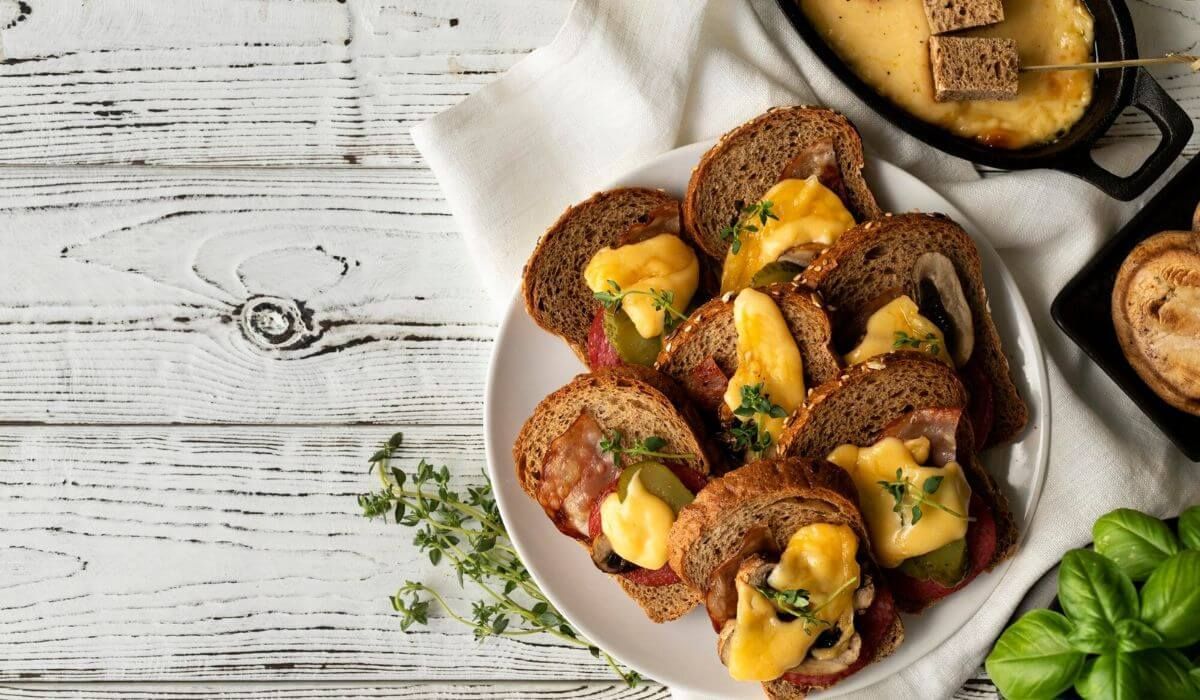 French finger food platter