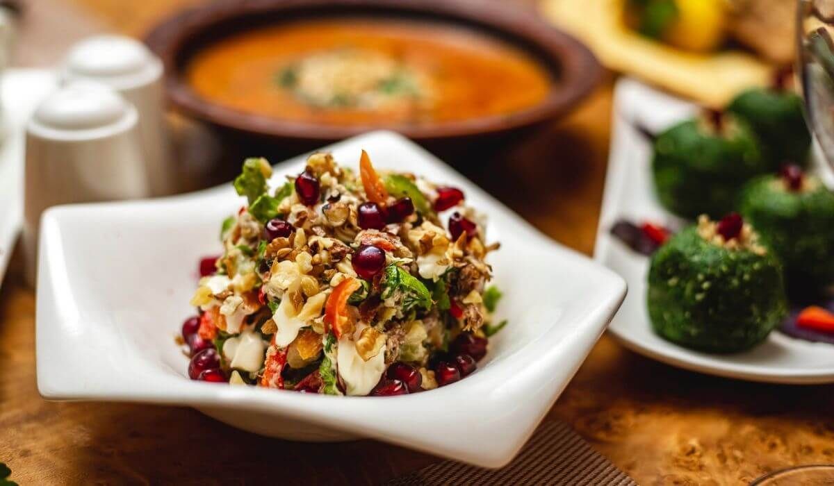 Middle Eastern grain salads