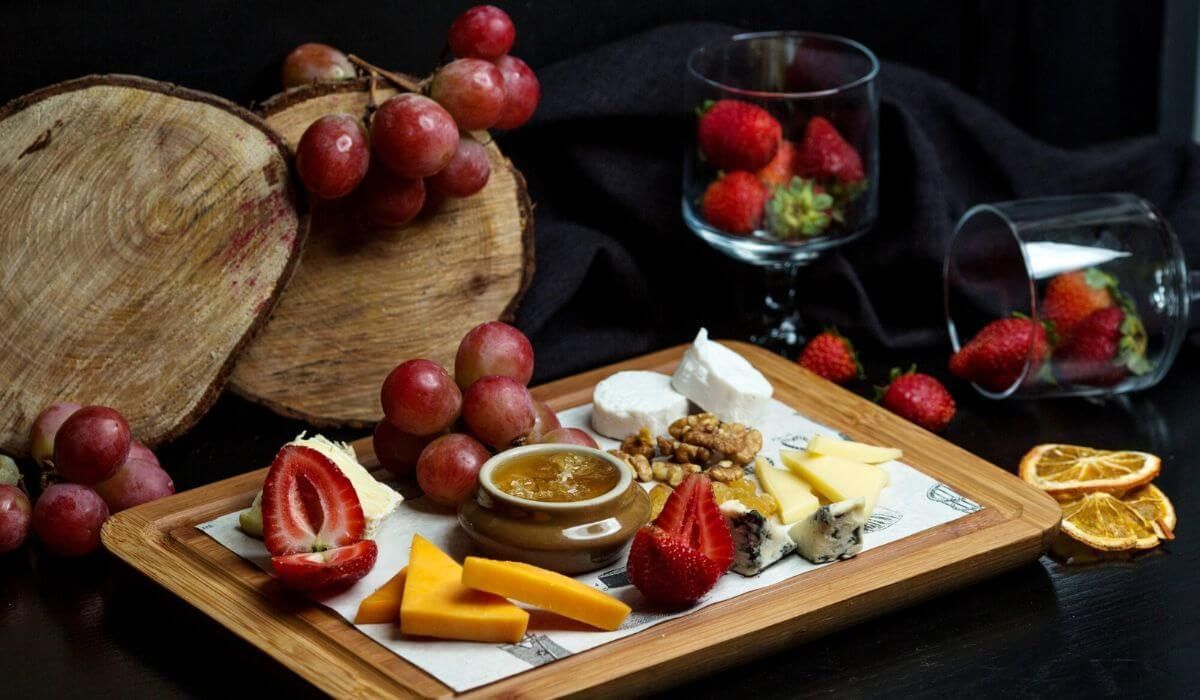 Plated vegan wedding meal
