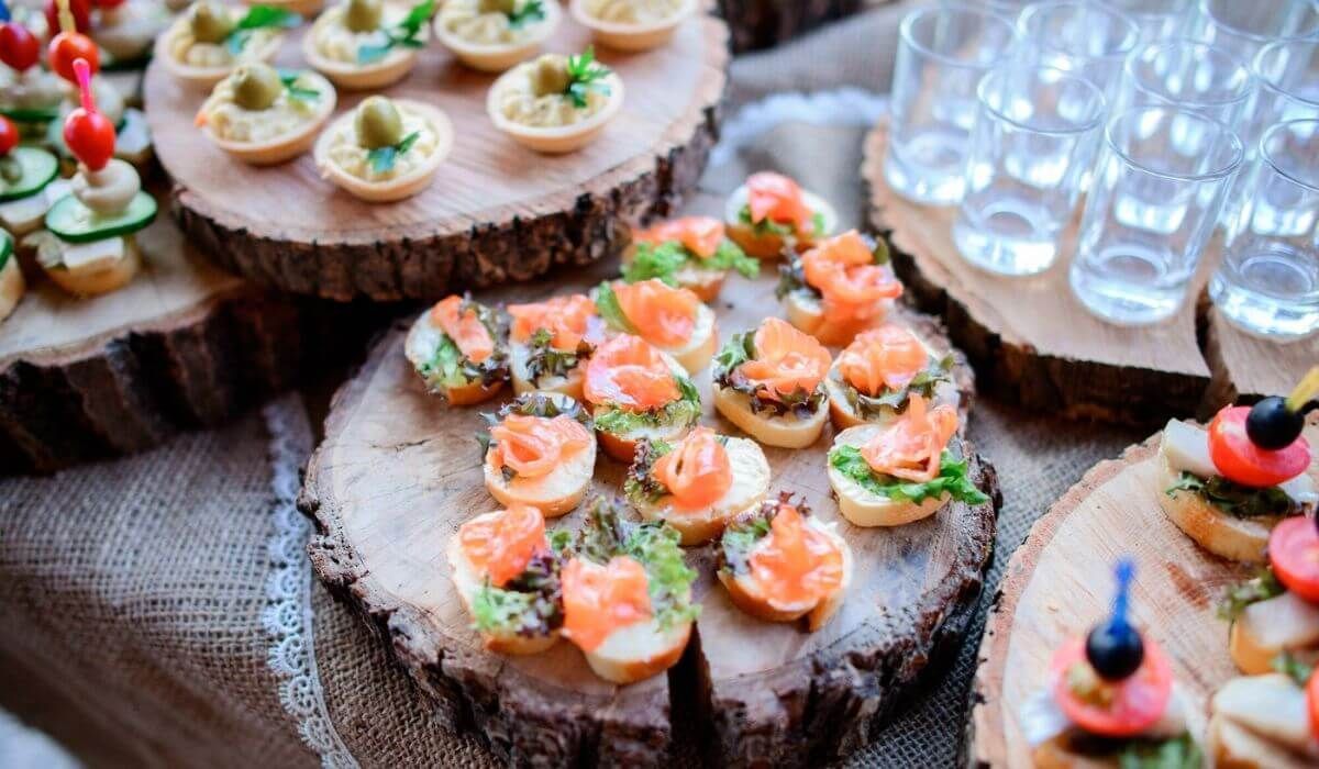 Wedding appetisers
