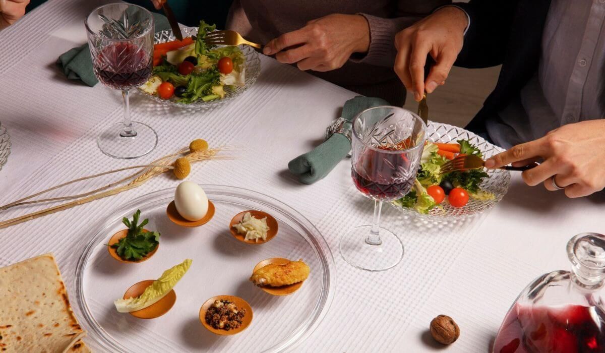 Wedding food tasting session