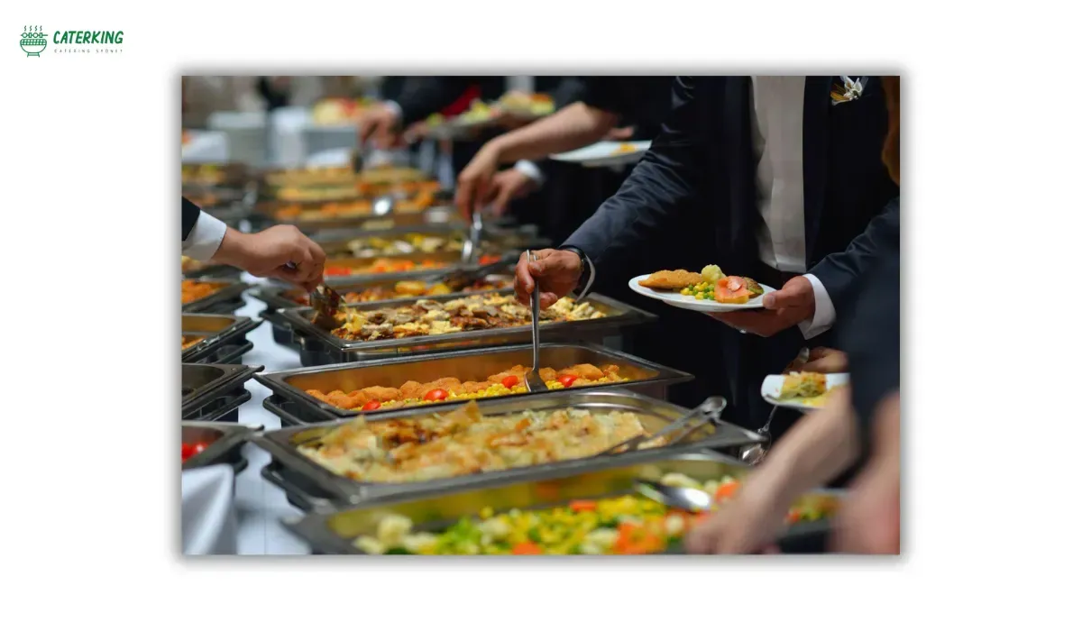 buffet catering service for birthday party guests