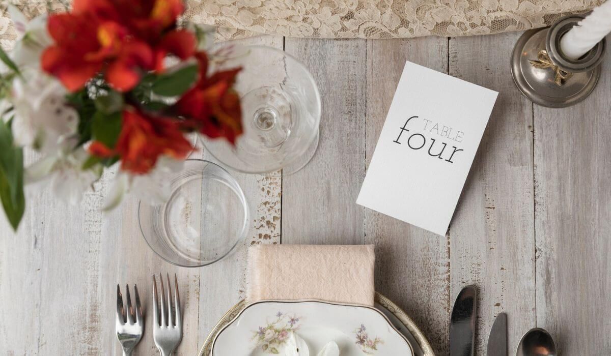 catered wedding dishes
