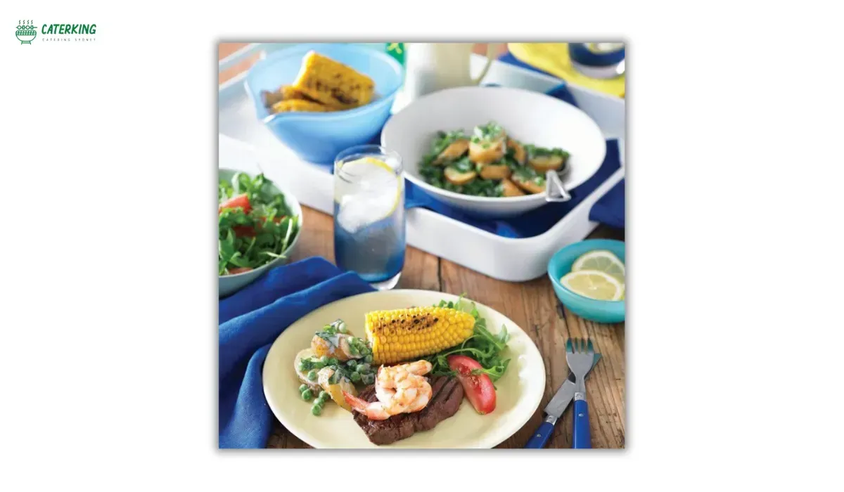 classic Australian Father's Day BBQ menu with steak lamb and seafood