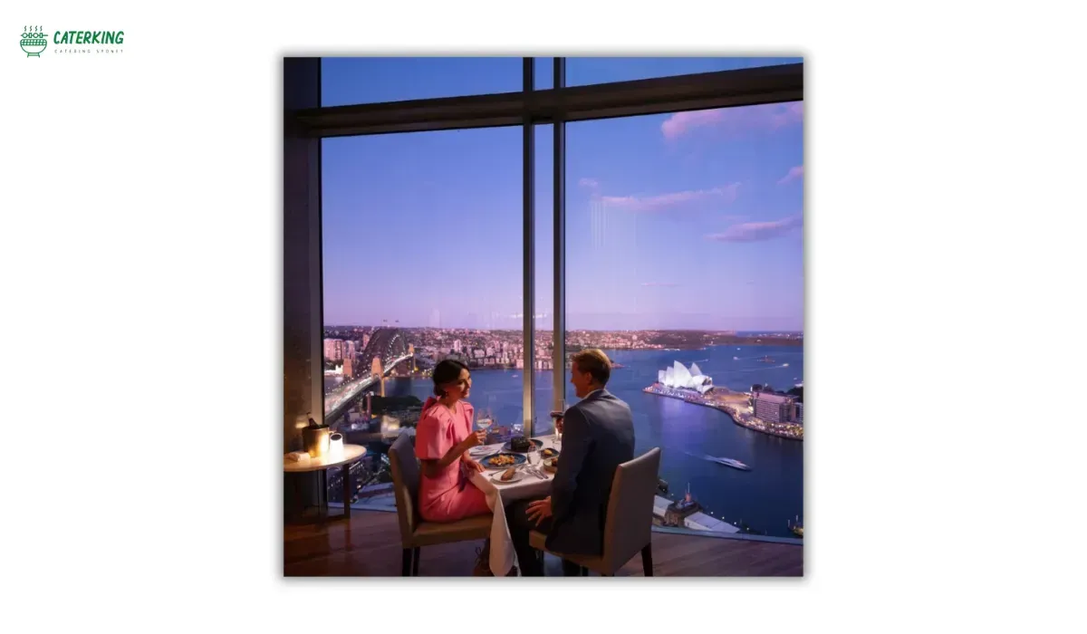 fine dining restaurant prepared for Valentine's Day dinner service