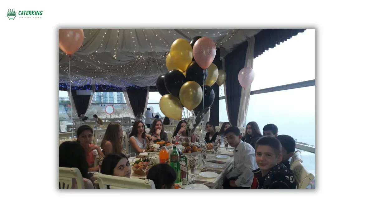 formal dinner party for a sweet sixteen celebration