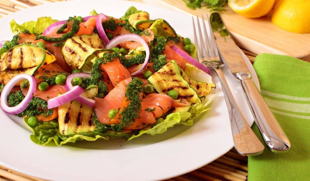 fresh seasonal lunch dishes