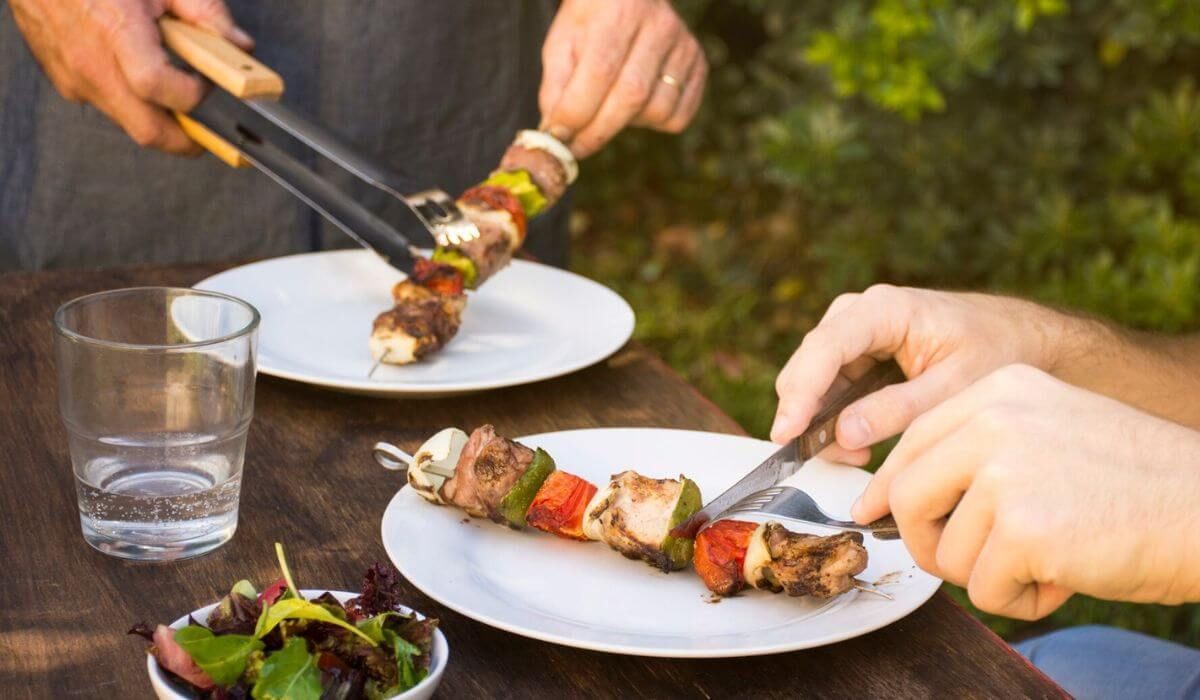 grilled skewers platter
