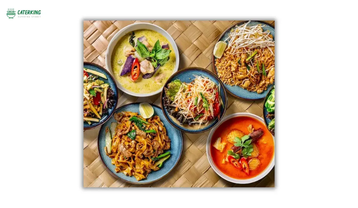 selection of authentic Thai dishes served together