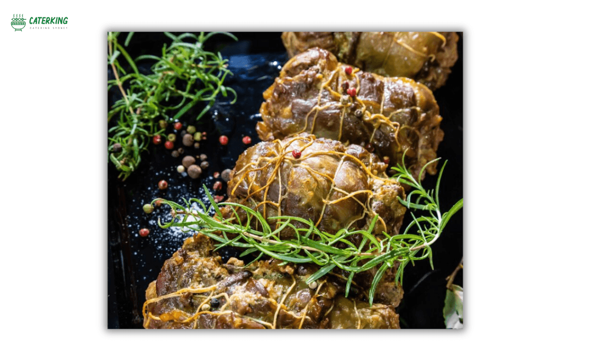 stuffing lamb cavity herbs lemon