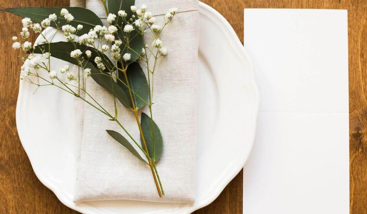 Wedding menu concept