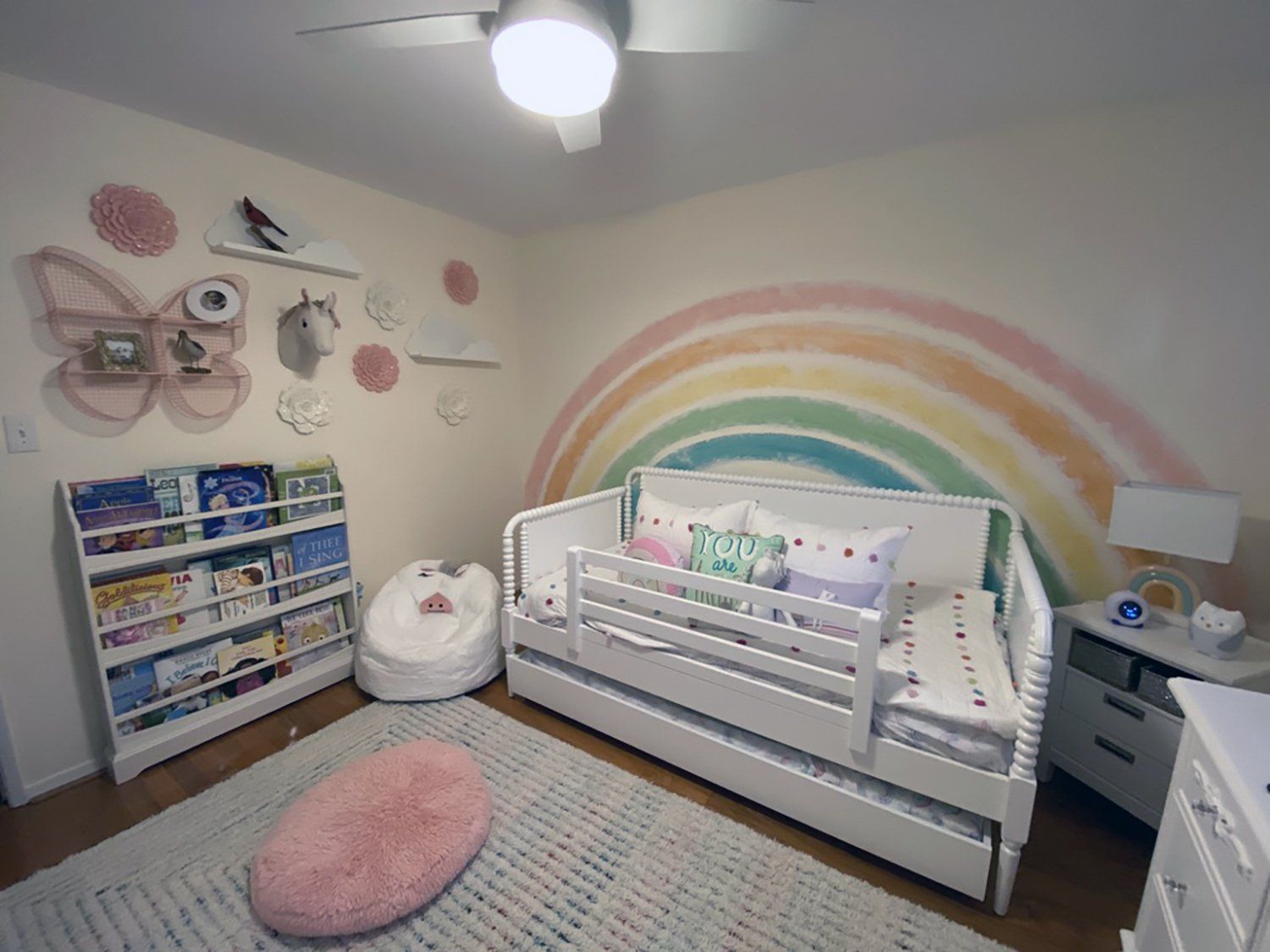rainbow mural