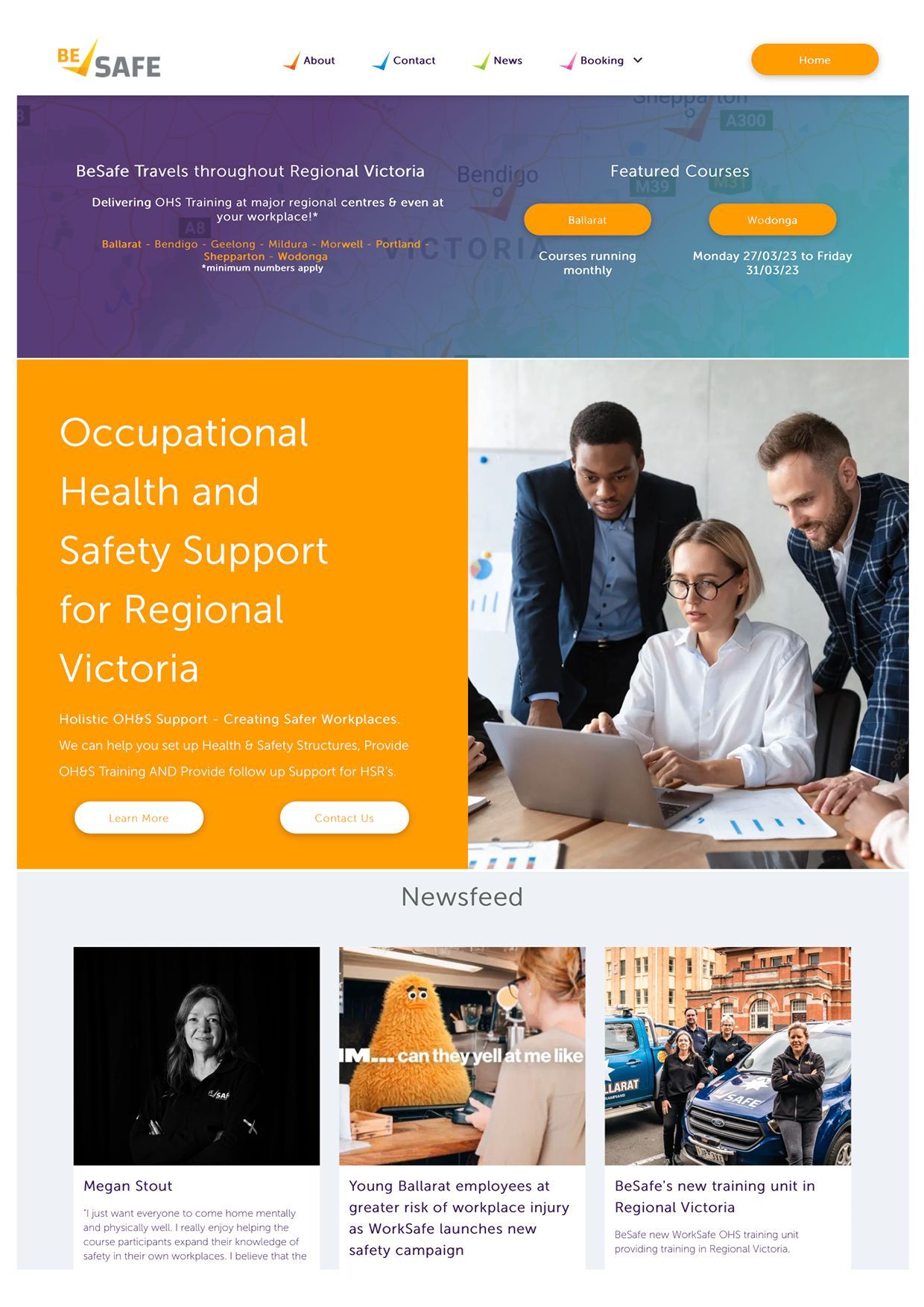 Be Safe Victoria Website by Bueno Design