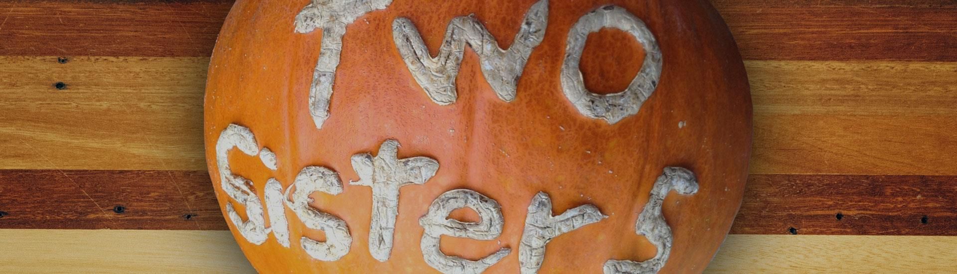 a pumpkin that says 