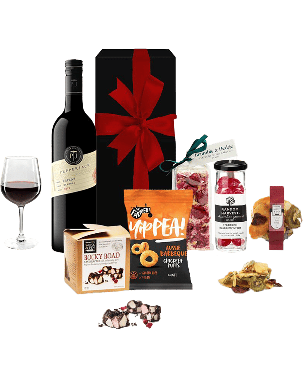 Pepperjack Shiraz and Australian Sweets Hamper