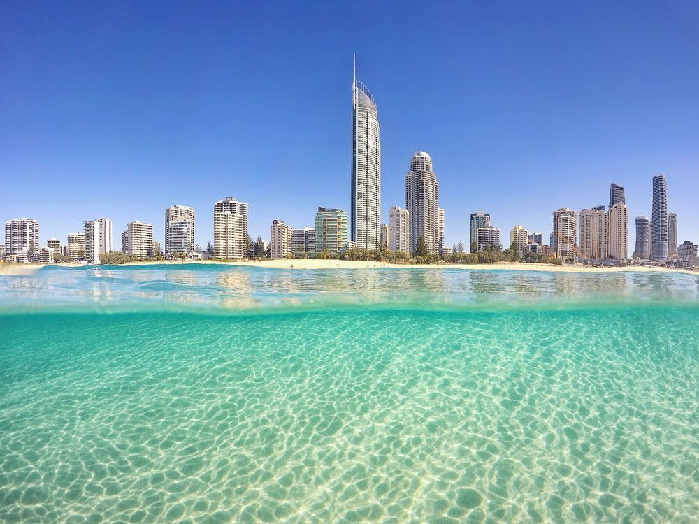 View of a city skyline from the water — Locksmith in Surfers Paradise, QLD