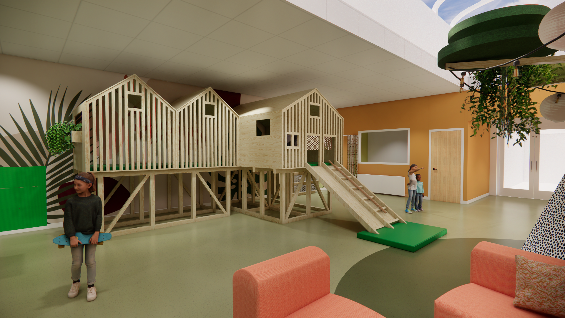 Interieurontwerp BSO Stichting Kwest